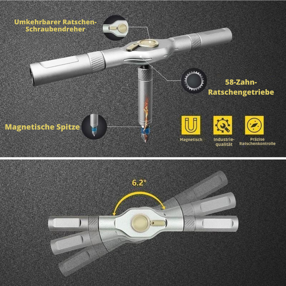 Pro 24-in-1 Ratschen-Schraubendreher Set