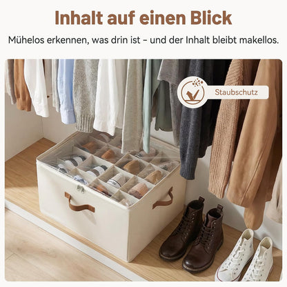 Stapelo – Verstellbare Aufbewahrungsbox für Schuhe & Kleidung