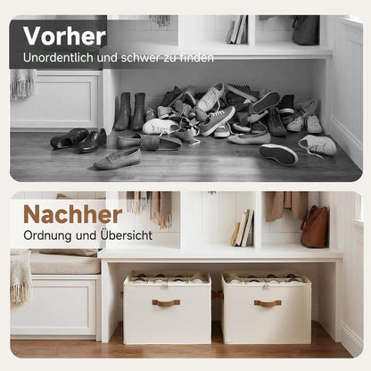 Stapelo – Verstellbare Aufbewahrungsbox für Schuhe & Kleidung