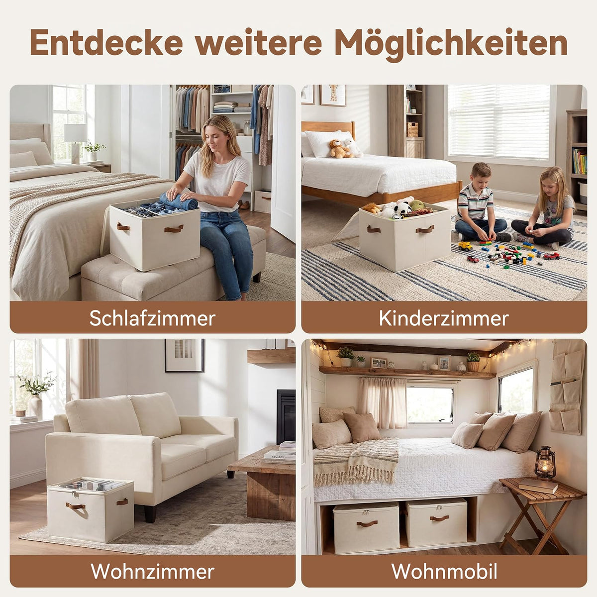 Stapelo – Verstellbare Aufbewahrungsbox für Schuhe & Kleidung